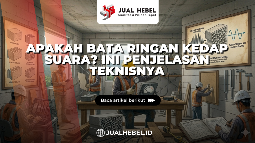 Dinding bata ringan kedap suara pada pembangunan rumah modern untuk meningkatkan kenyamanan ruangan