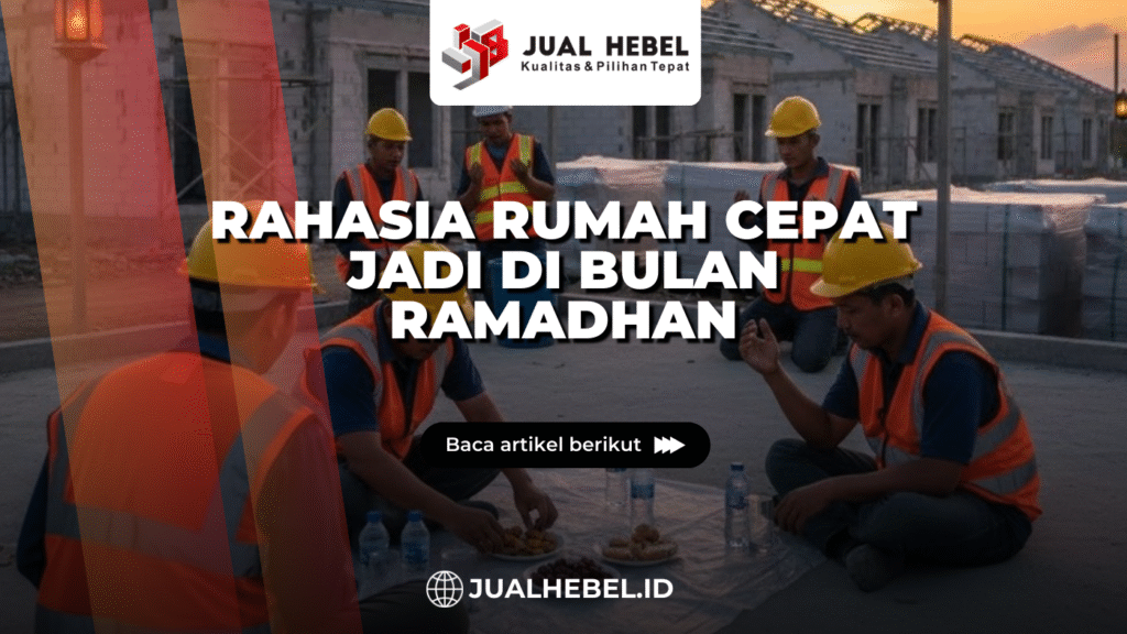 Pembangunan rumah cepat selesai di bulan Ramadhan pakai bata ringan