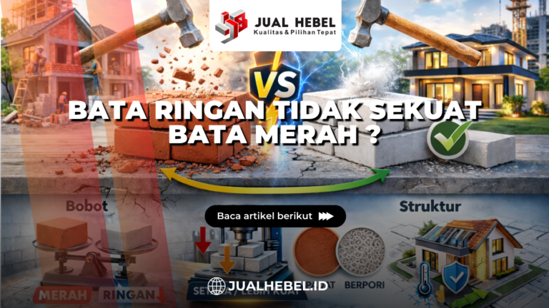 Perbandingan kekuatan bata ringan dan bata merah sebagai material dinding bangunan