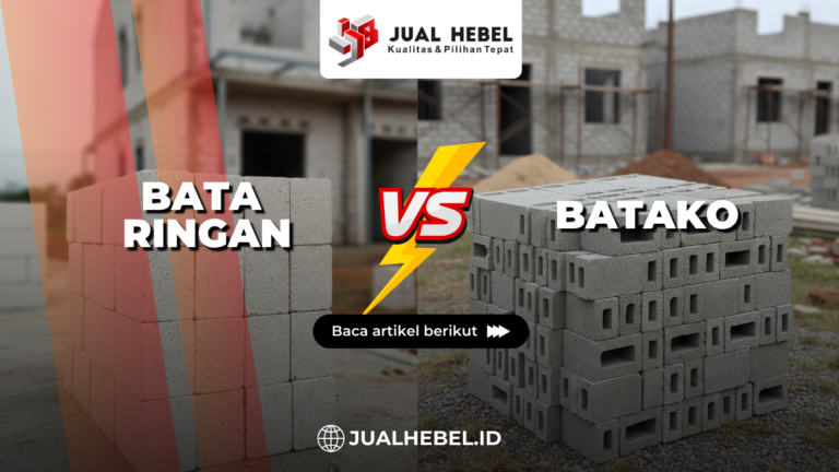 Perbandingan bata ringan vs batako sebagai material dinding bangunan dilihat dari kekuatan dan efisiensi biaya