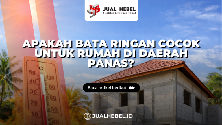 Bata ringan untuk pembangunan rumah di suhu panas