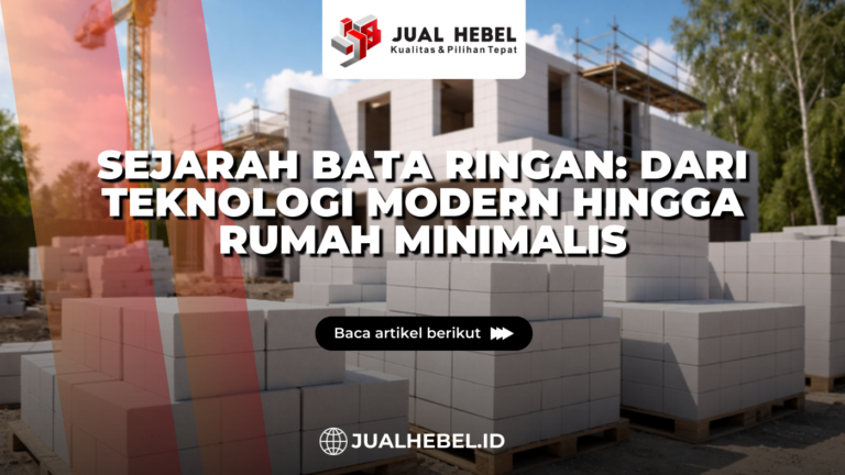 Tumpukan bata ringan siap dipasang di lokasi konstruksi rumah minimalis