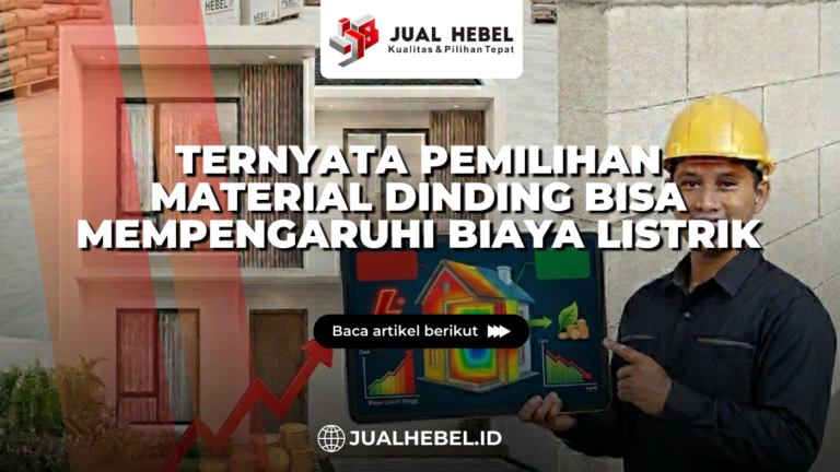 Material dinding hemat listrik menggunakan bata ringan pada pembangunan rumah untuk menjaga suhu ruangan tetap sejuk