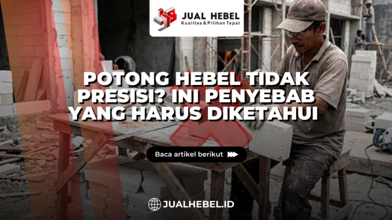 Potong Hebel Tidak Presisi? Ini Penyebab yang Harus Diketahui