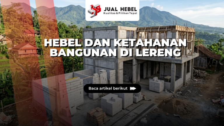 Hebel dan Ketahanan Bangunan di Lereng