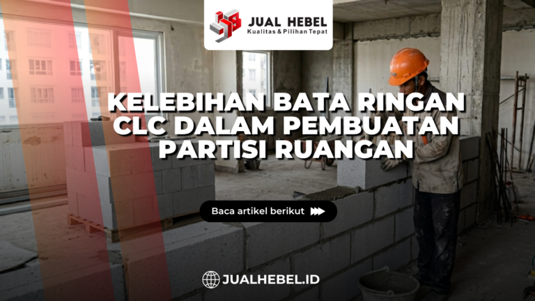 Kelebihan Bata Ringan CLC dalam Pembuatan Partisi Ruangan