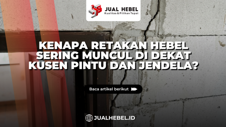 Kenapa Retakan Hebel Sering Muncul di Dekat Kusen Pintu dan Jendela?
