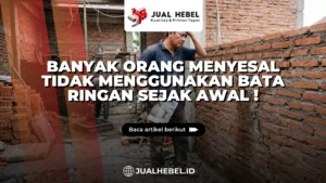 Pemilik rumah menyesal dinding bata merah retak, pegang brosur bata ringan hebel