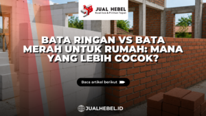 Bata ringan dan bata merah untuk dinding rumah