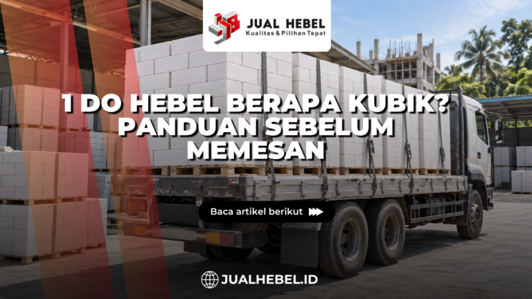 1 DO Hebel Berapa Kubik?