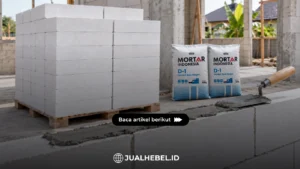 Mortar untuk satu kubik hebel
