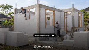 Kebutuhan hebel untuk rumah tipe 36