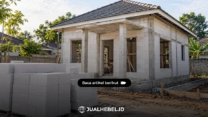 Kebutuhan hebel untuk rumah tipe 45