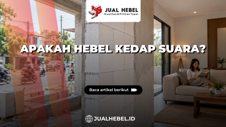 Dinding hebel membantu mengurangi kebisingan dari luar rumah